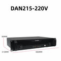 GOOERMI DAN415 Professional Power Amplifier 1500W 2/4 Channel Audio Amplifier 110V/220V DJ Stage KTV PA Sound System