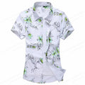 Summer Floral Hawaiian Shirts Men Fashion Short Sleeve | SAMAG