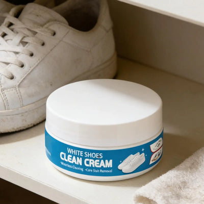 NEW White Shoe Cleaner Long-Lasting Cream With Sponge | SAMAG