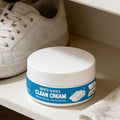 NEW White Shoe Cleaner Long-Lasting Cream With Sponge Nourishing Shoe Cleaning Stain Treater For Rubber Canvas Sole Stain