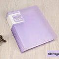 Transparent PVC Bag A5 Display Book Multi Pocket File Folder For A5 Document Organizer Paper Storage Clear File A5 Folder