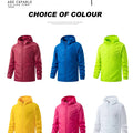 JNLN Men Women Hiking Jackets Waterproof Sun Protective Windbreaker Unisex Camping Climbing Outdoor Rain Coat Portable Clothes