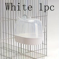 Transparent Bird Bath Tub - Splash-Proof PP Shower for Parrots, Lovebirds & Conures w/ Easy-Grip Handle
