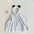 Hooded Baby Bath Towel Quick-dry Baby Shower Wrap Infant Bath Cloak