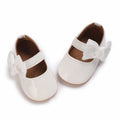Baby Newborn Girl Princess Anti slip Bow Shoes Preschool Children's Soft PU Leather Walking Shoes  Series First Walking Shoe
