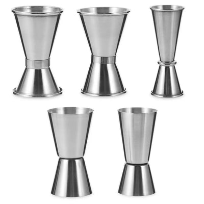 Dual Shot Measure Cup Stainless Steel Jigger Cocktail Mug | SAMAG