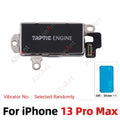 100% Test AiinAnt For TAPTIC ENGINE Vibrator Motor Flex Cable For iPhone 12 13 14 15 Pro Max Plus mini with Sticker Spare Parts
