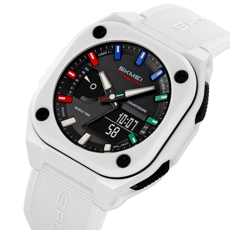 SKMEI Business Sports Digital Electronic Watch Fashion  Quartz Watches For Mens Women 4 Alarm Waterproof Wristwatch Reloj Hombre