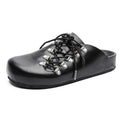 Mens Leather Loafers Non Slip Walking Flats Light Breathable Outdoor Slip on Casual Shoes for Male Work Office Driving Sneakers