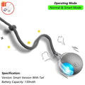 New Cat Interactive Ball Toy Automatic Rolling Ball Faux Tail Rechargeable Smart Pet Electric Toy Dog Cat Training Imitate Mouse
