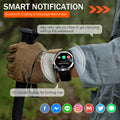 EIGIIS KE3 2025 New Bluetooth Call Smartwatch for Men Full Touch Screen with Health Monitor Heart Rate Flashlight Smart Watch