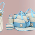 5pcs/set Large Capacity Baby Bag for Mom Travel Stroller Organizer Baby Diaper Bag Mummy Maternity Newborn Accessories Bag