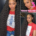 Malaysian Curly 250% Density 32 34 inch 13x6 HD Lace Front Human Hair Wigs Deep Wave 13x4 Frontal Wig Women Glueless Closure Wig