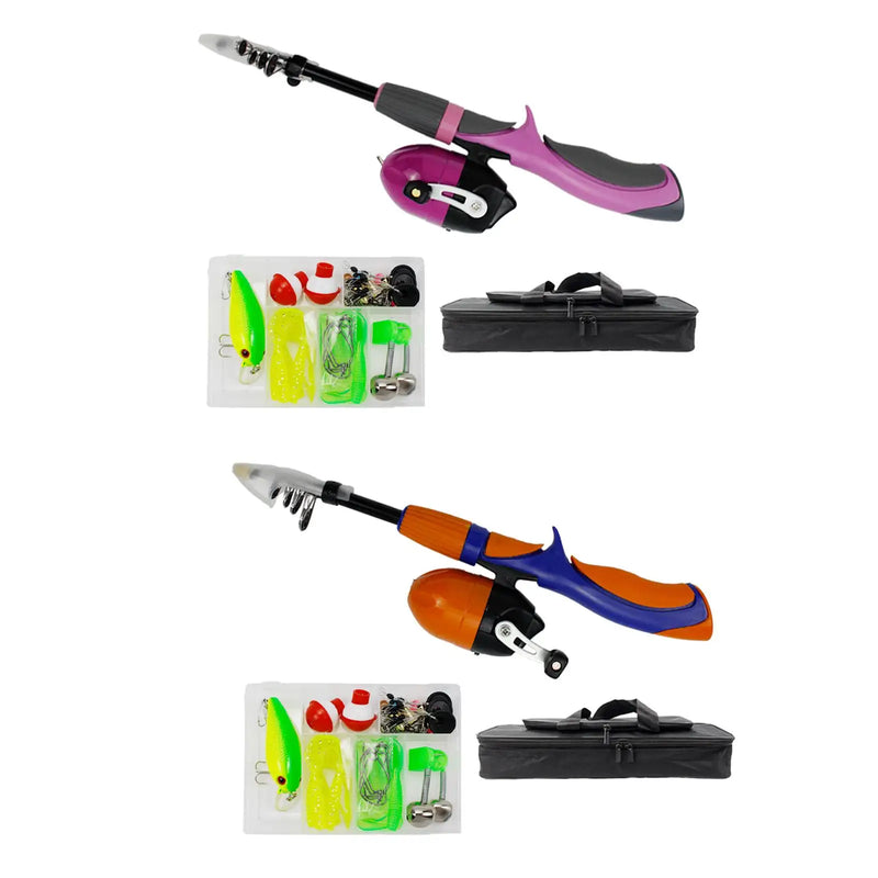 Portable Kid'S Fishing Pole Telescopic Rod and Reel - View 5 | SAMAG