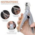 Professional pet nail clippers,equipped with LED lights,5x magnifying glass splash proof cover，cat and dog clippers pet supplies