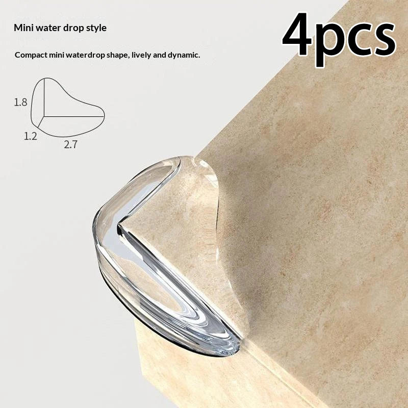 ⚑4Pcs Children Baby Safety Silicone Protector Table Corner Edge Protection Cover Children Anti Collision Edge Guards