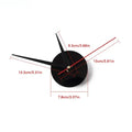 2024 Wall Clock Modern Design Large 3D DIY Quartz Fashion Watch Acrylic Mirror Sticker Living Room Home Decorations Decor Clocks