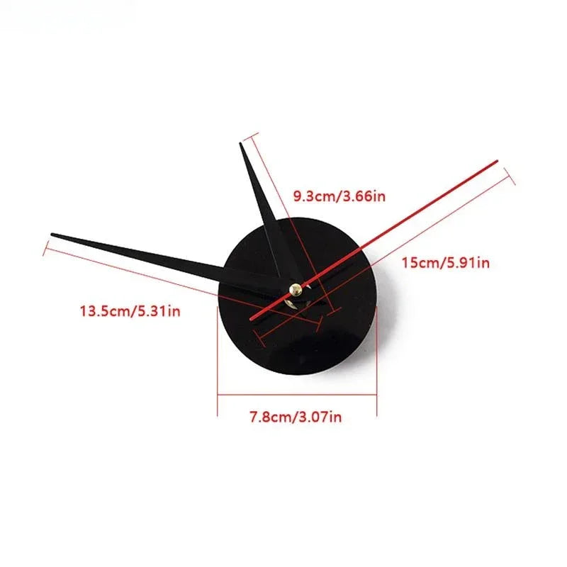 2024 Wall Clock Modern Design Large 3D DIY Quartz Fashion Watch Acrylic Mirror Sticker Living Room Home Decorations Decor Clocks