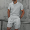 Men Europe and the United States New Summer Waffle Solid | SAMAG