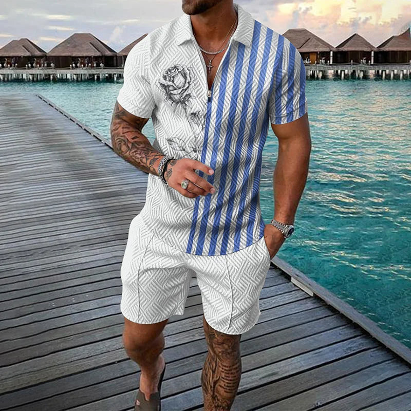 Men's Clothing Tracksuit Sets 3D Print Color Squares | SAMAG