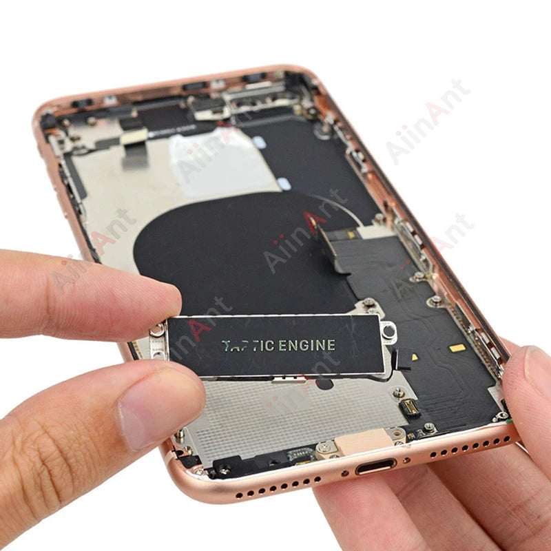 OEM Sticker + Flex For iPhone 12 13 14 15 Pro Max Plus mini For TAPTIC ENGINE Vibrator Motor Flex Cable