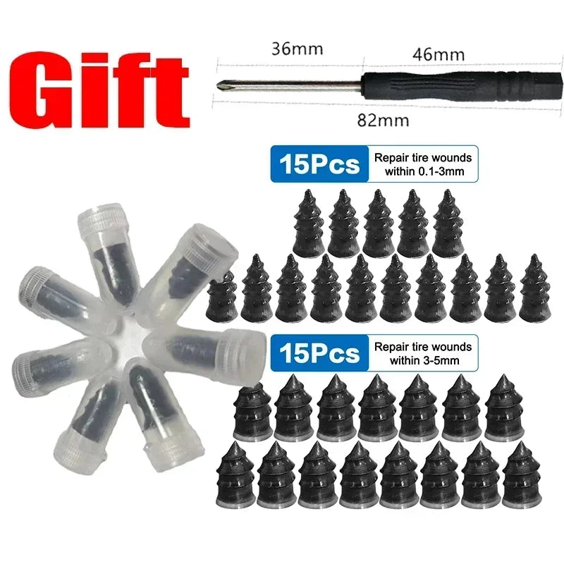 Car Tire Repair Rubber Nail Sleeve General Motors Motorcycle Tire Repair Nail Truck Motorcycle Bicycle Tire Puncture Repair Tool