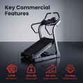 FOR K-FIT Motorized Inline Treadmill with Incline | SAMAG