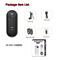  4K FHD Outdoor Sports Camera In Helmet Motorcycle Bike Thumb Size Snap Cam with Waterproof CaseFilming Bicycle Video Recording