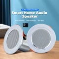 WiFi Bluetooth Wall Amplifier 7 inch Metal Frame Android Amp Home Theater Sound System Mini Stereo Ceiling Speaker Residential