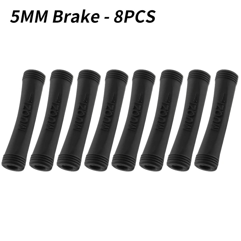 MUQZI 4/8pcs Bicycle Cable Protector Brake Shift Line Frame Protect Sleeve MTB Road Fixed Gear Bike Universal