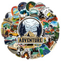 10/25/50pcs Outdoor Camping Stickers Graffiti for DIY Travel Luggage Scrapbooking Phone Laptop Car Skateboard Helmet Bottle
