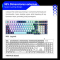 THUNDEROBOT K98 Wired Mechanical Keyboard RGB 98% Compact TKL Layout Hot-Swappable Gaming Keyboard For Laptop PC Gamer F108