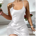 Summer Nightgowns Women's Ice Silk Satin Nightdress | SAMAG