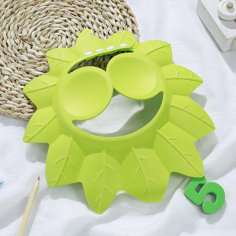 Cute Animal Shower Cap Safety Eye Protection Ear Protection Lightweight Cute Cartoon Baby Bath Protective Cap Shampoo Bath Care
