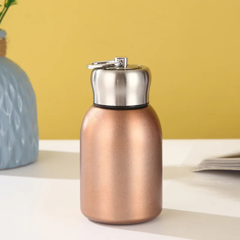 1pc 300ml Insulated Stainless Steel Travel Mug - Keeps Drinks Hot Or Cold for Hours - Perfect for Camping and Travel.