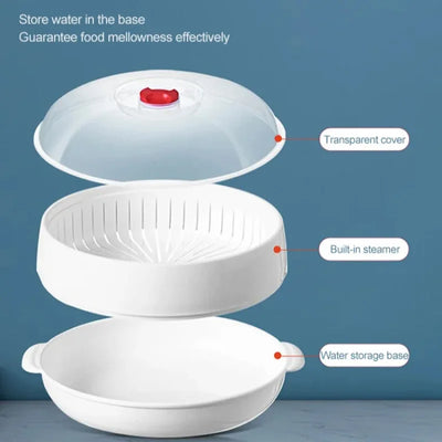 New Microwave Steamer with Circular Square Single Double | SAMAG