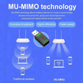 New AX900 USB WiFi 6 Bluetooth 5.4 Adapter 2in1 Dongle Dual Band 2.4G&5GHz Network Wireless Wlan Receiver - Visuel 4 | SAMAG