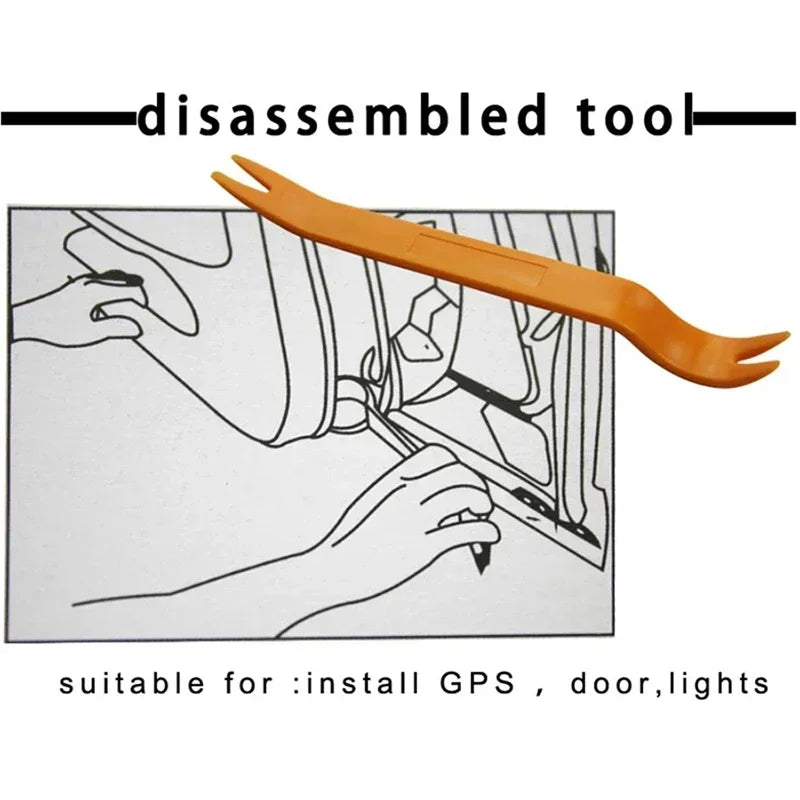 Car Door Clip Car Disassembly Tools Set DVD Stereo Refit Kits Interior Plastic Trim Panel Dashboard Removal Tool Car Interior