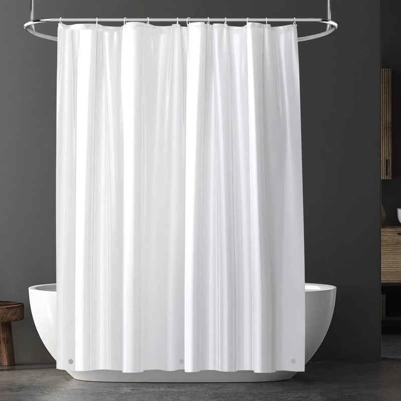 Waterproof Shower Curtain Liner for Bathtub 180x180cm Stall Bathroom Curtain with Magnets Plastic Mold Resistant Shower Curtain