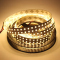 Double Row 1/2/3/4/5M LED Strip 2835 240LEDs/m 480LEDs/m DC12V High Brightness 2835  Flexible LED Light Warm White/White  5m/lot