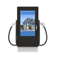 Commercial Smart DC Fast 40kW 60kW 120kW 160kW Electric Car EV Charger Station with Large Advertising Screen