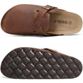 Asgard Unisex Vegan Leather Clogs Fashion Non-slip Cork Footbed Mules Slippers With Arch Support Lady Cozy Casual Potato Shoes