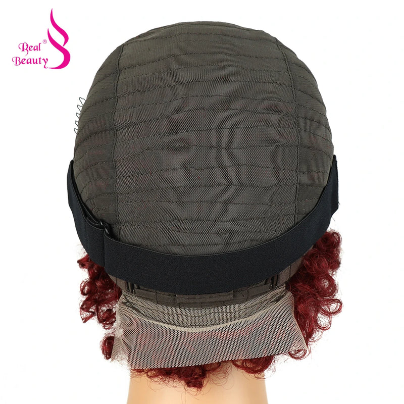Braided Wigs for Black Women Human Hair Afro Puff Lace Frontal Hair Wigs Afro Kinky Curly Human Hair 13x4 Lace Front Pre Braided