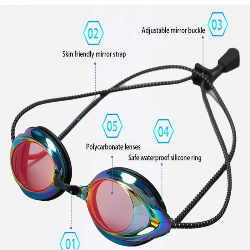 Adult Racing Goggles High-definition Anti-fog Anti-uv | SAMAG