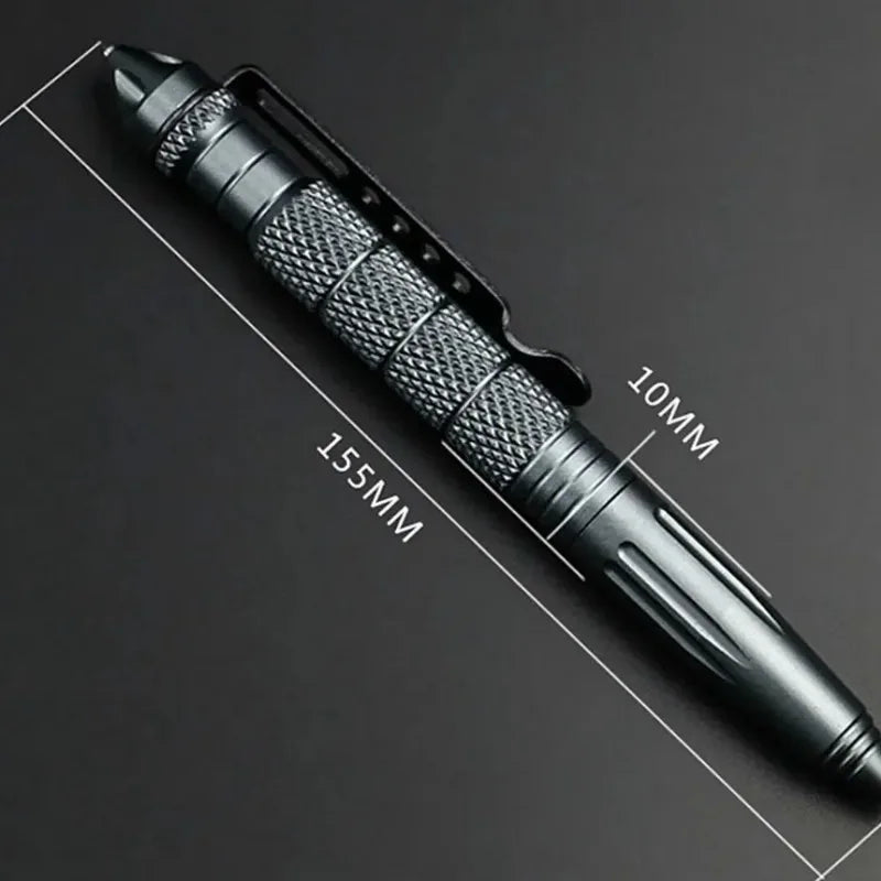 Military Tactical Pen Aluminum Alloy Outdoor Camping Security Survival Tools Emergency Glass Breaker Pen Self-defense Supplies