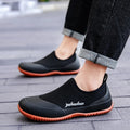 Fashionable Men's Shallow Mouth Anti-slip Rain Boots Short Tube Waterproof Rain Boots Fishing Spring Summer Autumn Rubber Shoes