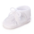Multiple Styles Newborn Baby First Baptist Shoe: Newborn Boy and Girl White Baptist Shoes Soft Sole Walking Shoes Size-9CM-10CM