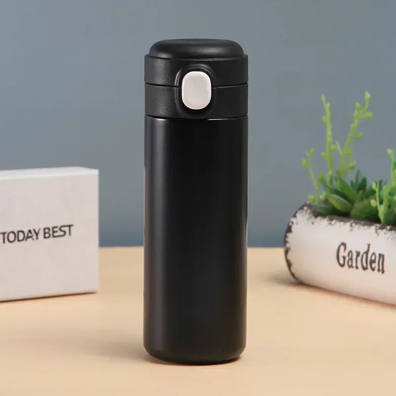 Smart Thermos Mug Mini Stainless Steel Thermos Cup Portable Leak Proof Water Cup with Filter Water Vacuum Tea Coffee Bottle Cup