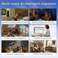 22 Inch Smart TV Ultra HD Mini LED Touch Screen with 1200W Camera Android 13 WiFi Portable Table TV for Kitchen Office Home