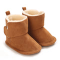 New Baby Boots For Winter Warmth 0-18M Newborn Baby Velcro Soft Sole Anti Slip Front Shoes Baby Shoes Warm Snow Boots